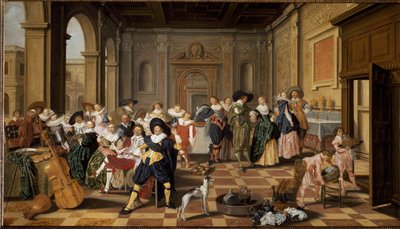 Recepção de nobres (Pintura de Dirck Hals