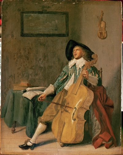 O tocador de violoncelo de Dirck Hals