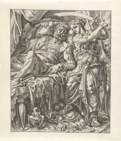 Judith beheads Holofernes
Judith e Holofernes (título da série) de Dirck Volckertsz. Coornhert (attributed to)
