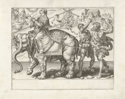Triunfo de Estêvão
Triunfo da resistência (título da série)
Patientiae Trivmphvs (título da série) de Dirck Volckertsz. Coornhert