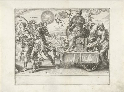 Triunfo da Paixão (Patientia)
Triunfo da Paixão (título da série)
Patientiae Trivmphvs (título da série) de Dirck Volckertsz. Coornhert