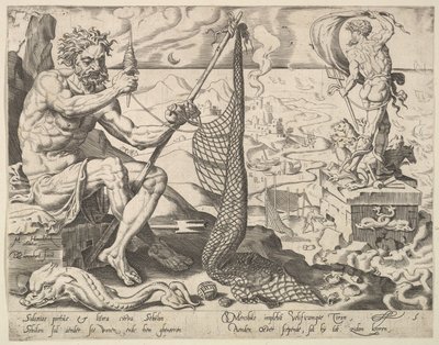 Zebulom, da série Os Doze Patriarcas, 1550. de Dirck Volkertsen Coornhert
