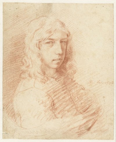 Busto de um Jovem de Cabelo Comprido de Dirck de Bray