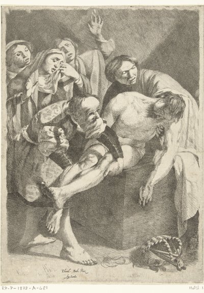O sepultamento de Cristo de Dirck van Baburen (attributed to)