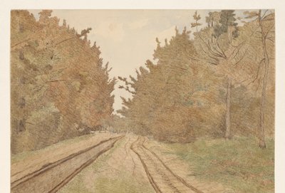 Paisagem em Drenthe de Dirk Arnoldus Tavenraat