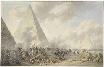 Batalha das Pirâmides A Batalha das Pirâmides, 21 de julho de 1798 de Dirk Langendijk