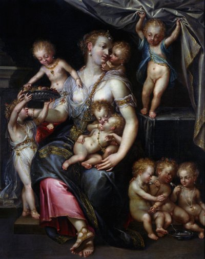 Alegoria da Fertilidade e dos Sentidos de Dirk de Quade van Ravesteyn