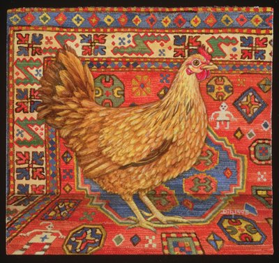 Frango de Tapete Marrom, 1995 de Ditz