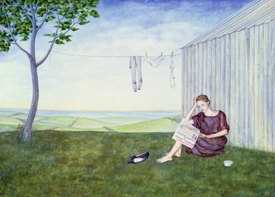 Menina no jardim de Ditz