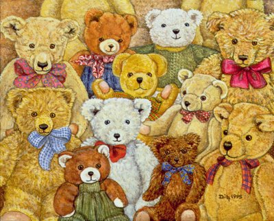 Ted-Patch, 1995 (acrílico no painel) de Ditz