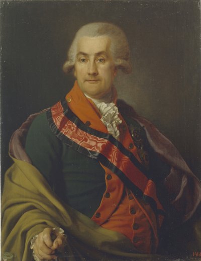 Retrato do conde Otto Heinrich Igelström 1737-1817, 1790 de Dmitri Grigorievich Levitsky
