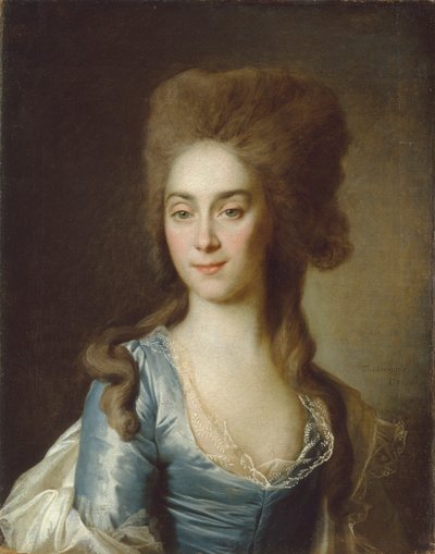 Retrato de Tatyana Petrovna Raznatovskaya, née Rezvaya, 1781 de Dmitri Grigorievich Levitsky