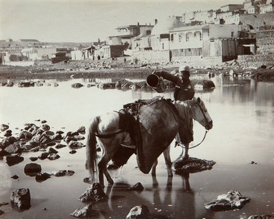 Um lugar de rega, década de 1880 de Dmitri Ivanovich Yermakov