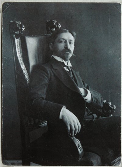 Retrato do autor Ivan A. Bunin 1870-1953, 1909 de Dmitri Spiridonovich Zdobnov