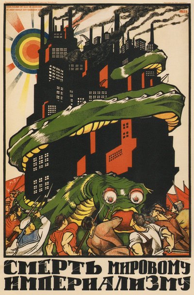 Pela morte do imperialismo mundial, 1920 de Dmitriy Stakhievich Moor