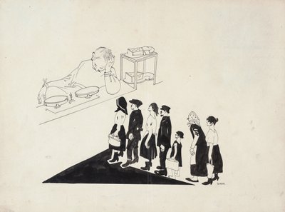 A fila, 1920. de Dmitriy Stakhievich Moor