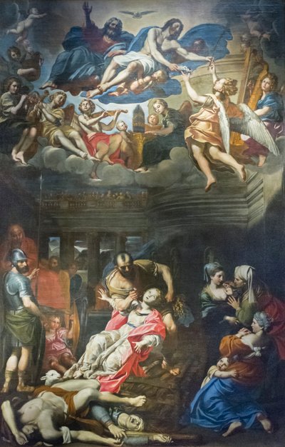 Martírio de Santa Agnes de Domenichino (1581 1641)