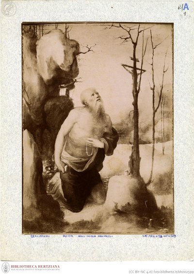 Beccafumi - Jerónimo Penitente, inventário n.º 166 de Domenico Beccafumi