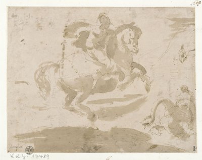 A batalha de São Jorge contra o dragão de Domenico Beccafumi