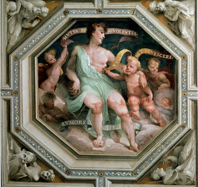 La mutua benevolenza o concordia (Reciproque benevolence ou concordia). Pintura de Domenico Beccafumi (1486-1551) de Domenico Beccafumi
