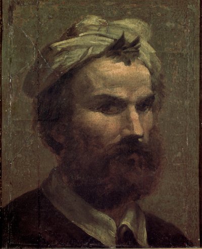 Auto-retrato. Pintura de Domenico Beccafumi (1486-1551) de Domenico Beccafumi