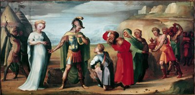 A continência de Scipio, o Africano. O general romano Scipio L