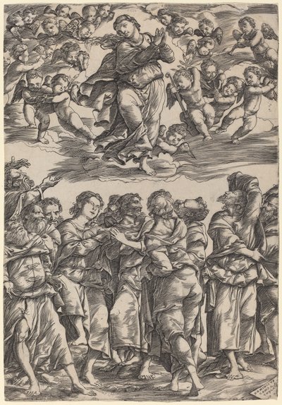 A Assunção da Virgem de Domenico Campagnola