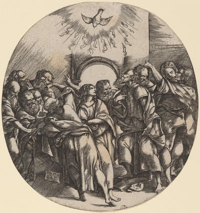 A descida do Espírito Santo de Domenico Campagnola