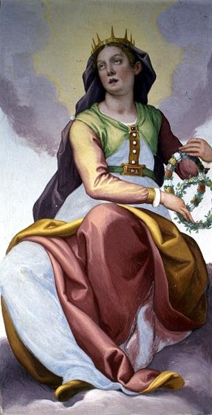 A Alegoria da Fidelidade (fresco) de Domenico Cresti Passignano