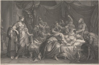 Andromache Bewailing the Death of Hector de Domenico Cunego