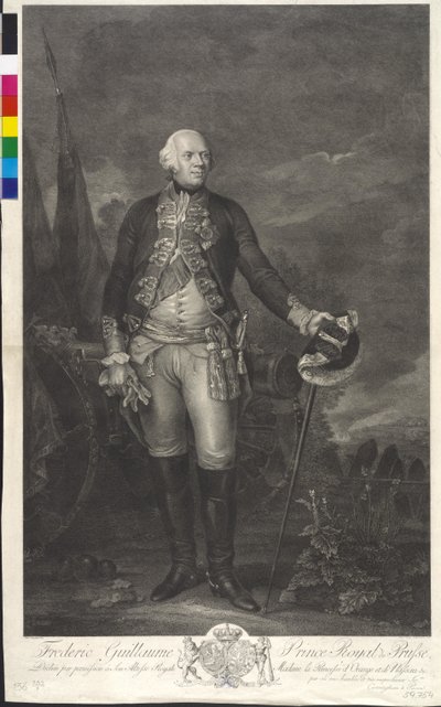 Rei da Prússia Frederico Guilherme II de Domenico Cunego