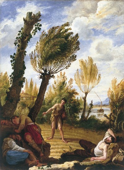 A parábola do trigo e da tara de Domenico Fetti or Feti