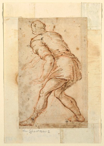 Estudo Figural de um Homem de Domenico Gargiulo, called Micco Spadaro