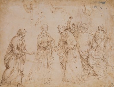 Casamento da Virgem de Domenico Ghirlandaio