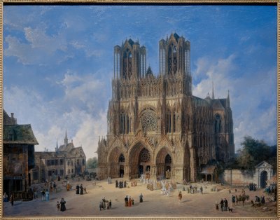 Catedral de Reims de Domenico II Quaglio
