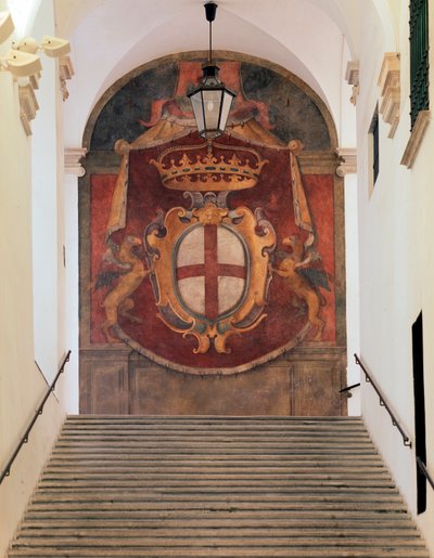 Armas da República de Génova (Fresco de Domenico Il Sarzana Fiasella