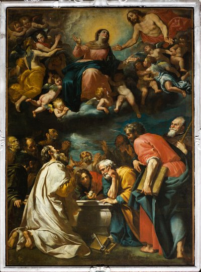 Assunção da Virgem (óleo sobre tela) de Domenico Il Sarzana Fiasella