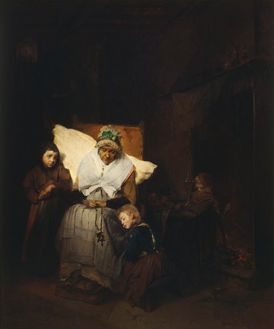 O rosário, de Domenico Induno de Domenico Induno