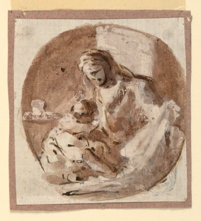 Madonna e criança de Domenico Mondo