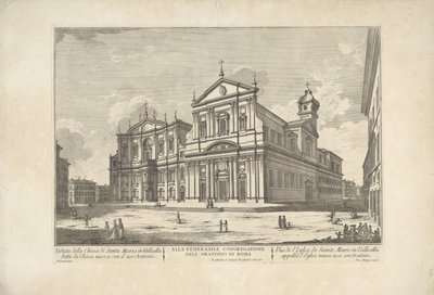 Chiesa Nuova te Roma
Vista da Igreja de S. Maria em Vallicella chamada Igreja Nova com o seu Oratório / Vue de l