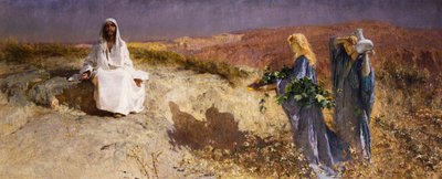 Cristo no Deserto de Domenico Morelli