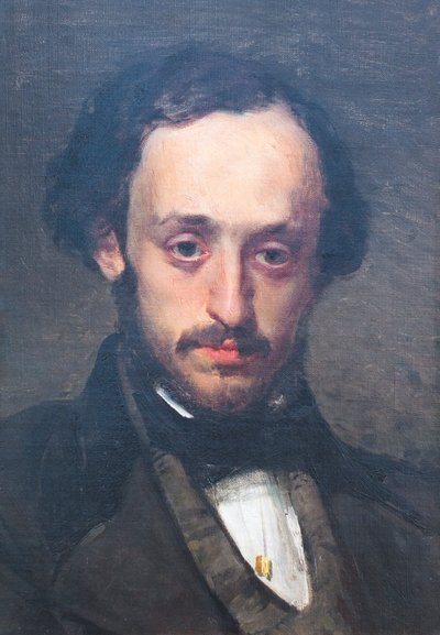 Pasquale Villari quando jovem de Domenico Morelli