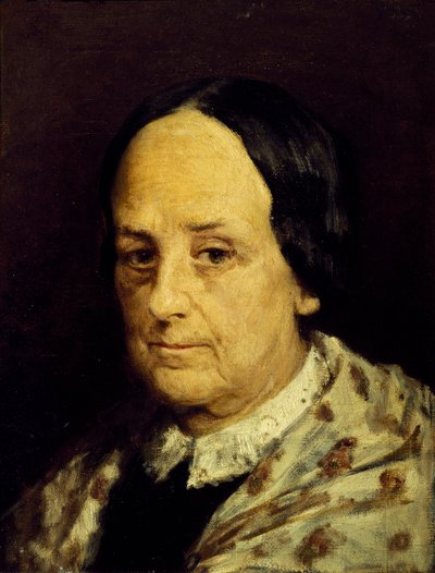 Retrato de Luisa Ruggeri, de Domenico Morelli (1823-1901) de Domenico Morelli