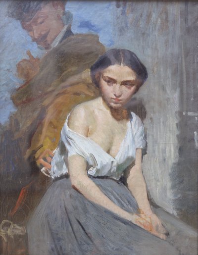 Sedução, finais do século XIX (óleo sobre tela) de Domenico Morelli