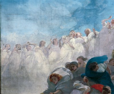 A suposição, detalhe de Domenico Morelli