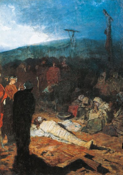 O Embalsamamento de Cristo de Domenico Morelli