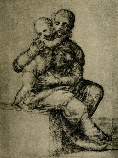 Madonna com criança de Domenico Puligo