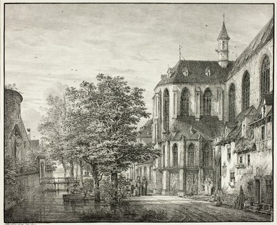 Igreja Paroquial em Boppard, no Reno de Domenico Quaglio