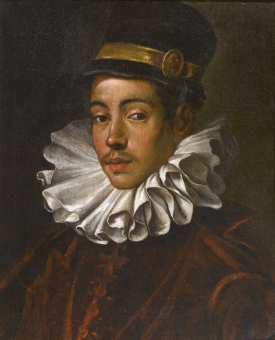 Retrato de Ito Mancio, ca 1585. de Domenico Robusti Tintoretto