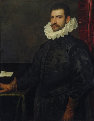 Retrato de um jovem de Domenico Robusti Tintoretto
